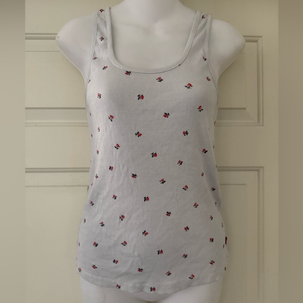 Levi's Tank Top with Red Floral Print